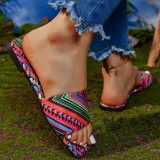 Casual Patchwork Square Comfortable Shoes