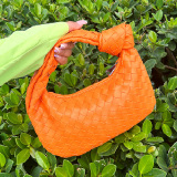 Casual Solid Weave Bags