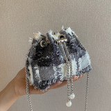 Casual Patchwork Chains Contrast Bags