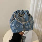 Casual Solid Patchwork Chains Bags