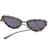 Casual Patchwork Rhinestone Sunglasses