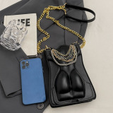Casual Daily Solid Patchwork Chains Bags