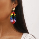 Casual Daily Patchwork Beaded Earrings
