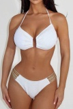 Sexy Solid Bandage Backless Swimwears (With Paddings)
