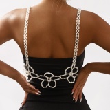 Sexy Patchwork Backless Pearl Accessories