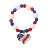 Casual Daily Heart Shaped Contrast Bracelets