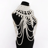 Sexy Vintage Patchwork Tassel Hollowed Out Backless Accessories