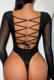 Sexy Backless Cross Straps Swimwears (With Paddings)