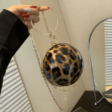 Casual Leopard Patchwork Chains Bags