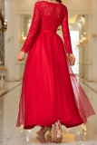 Casual Solid Basic V Neck Long Dresses