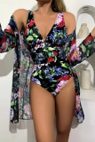 Sexy Print Patchwork Swimwears  (With Paddings)