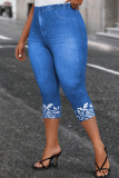 Street Print Patchwork Plus Size 
