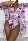 Sexy Print Patchwork Swimwears  (With Paddings)