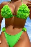 Sexy Solid Bandage Backless Swimwears (With Paddings)
