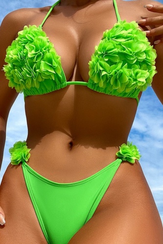 Sexy Solid Bandage Backless Swimwears (With Paddings)