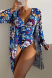 Sexy Print Patchwork Swimwears  (With Paddings)