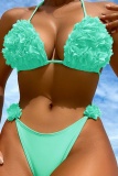 Sexy Solid Bandage Backless Swimwears (With Paddings)