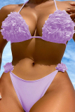Sexy Solid Bandage Backless Swimwears (With Paddings)