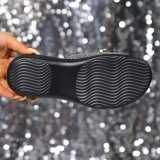 Casual Bow Pinch Toe Rhinestone Thick-Bottomed Slippers