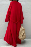 Casual Cotton Long Sleeve Long Loose Cardigan Vacation Beach Bikini Cover Up