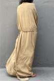 Casual Cotton Long Sleeve Long Loose Cardigan Vacation Beach Bikini Cover Up