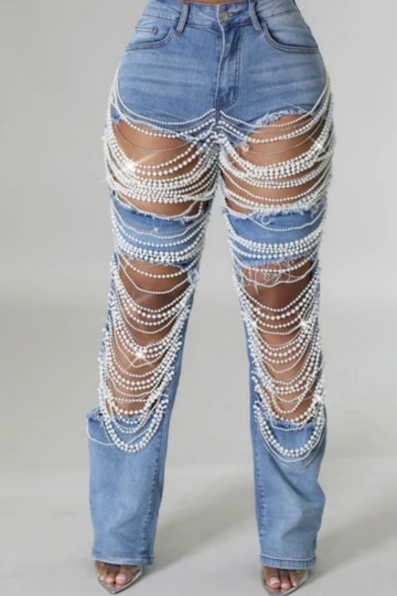 Chain Link Denim Set - Medium