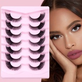 Casual Nightclub Fluffy Mink Lashes Natural Soft Full Strip Lashes Daily Makeup False Eyelashes