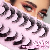 Casual Nightclub Fluffy Mink Lashes Natural Soft Full Strip Lashes Daily Makeup False Eyelashes