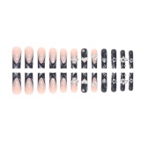 Casual The stars Heart Shaped Diamond Decor Press on Nails Long Square Head Fake Nails