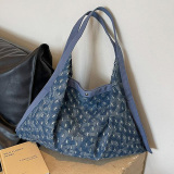 Casual Large Capacity Vacation Going Out Women Denim Canvas Crossbody Bags
