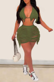 White Sexy Solid Tassel Bandage Hollowed Out Patchwork Swimwears