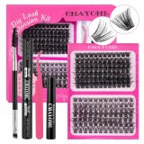 Casual Fluffy Lash Extension Kit DIY Eyelash Extension Kit Wispy Eyelash Clusters Fluffy Volume Lash