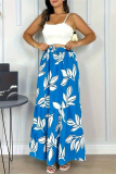Casual Floral Print High Waist Ruffle Tiered Hem Vacation Maxi Skirts