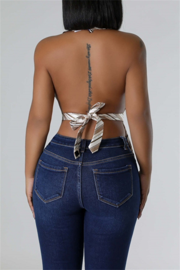 TIE IT BACK SLEEVELESS PRINT main image 0