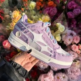 Casual Shooting Star Design Denim Couple's Sneakers Canvas Shoes for Outdoor Wear