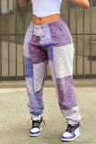 Sportwear Casual Graphics Print Mid Waist Pocket Sweatpants