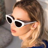 Casual Cat Eye Sunglasses Small Triangle For Qutdoor Sports And Beach Sunglasses