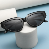 Casual Cat Eye Sunglasses Small Triangle For Qutdoor Sports And Beach Sunglasses