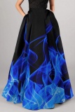 Casual Floral Print High Waist Formal Party Evening Pleated Maxi Skirts