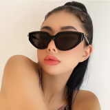 Casual Cat Eye Sunglasses Small Triangle For Qutdoor Sports And Beach Sunglasses