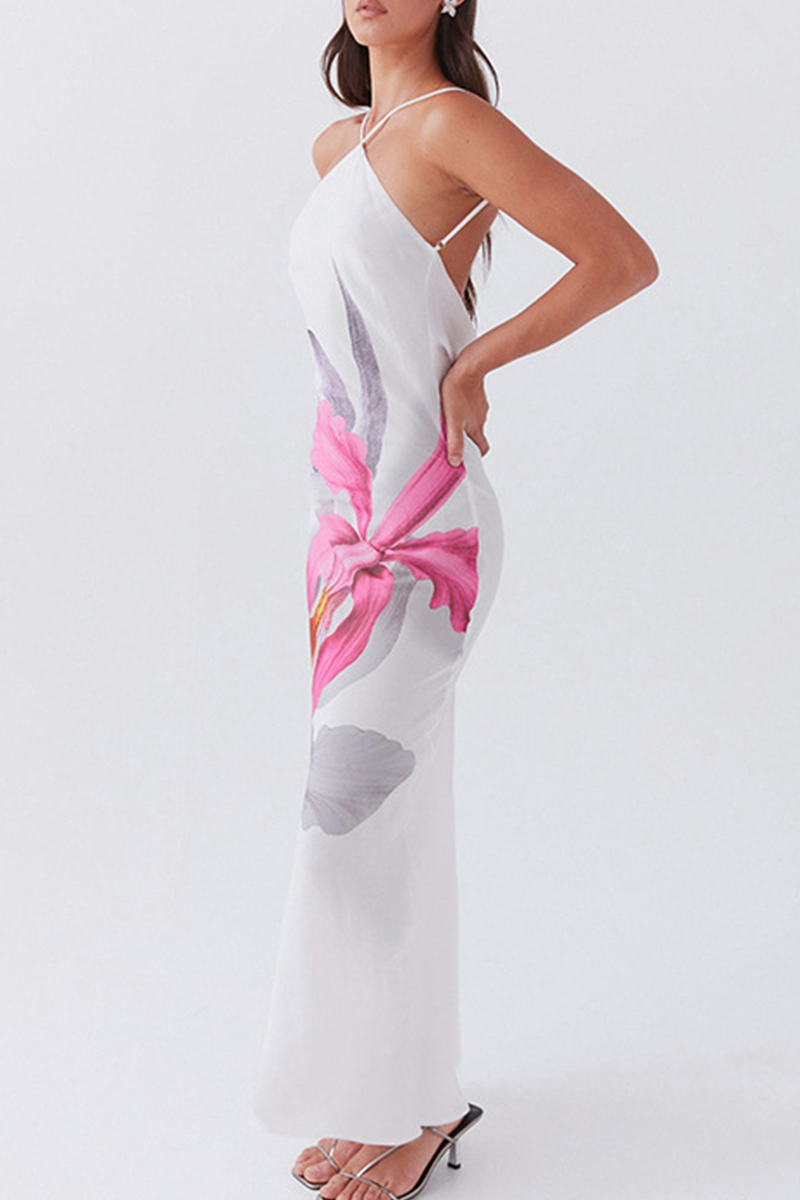 Glitter Women Party Slip Maxi Dress With Detachable Spaghetti Strap