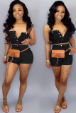 Yellow Denim Fashion Sexy Patchwork tassel HOLLOWED OUT Straight 
