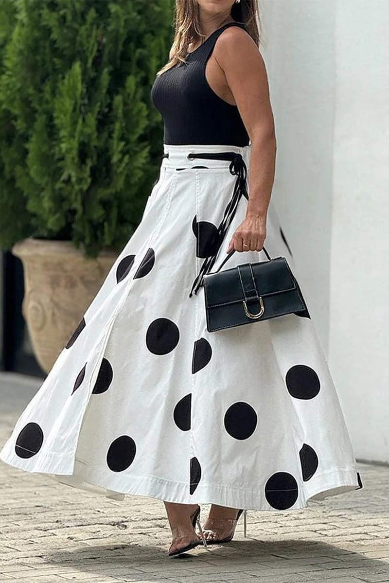 Twisted V-Neck Crop Top and Gathered Maxi Skirt Set