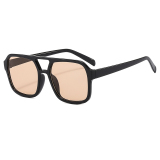 Vintage Candy Color Square Fashion Glasses Gradient Sun Glasses