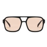 Vintage Candy Color Square Fashion Glasses Gradient Sun Glasses