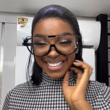 One Piece Flat Top Half Frame Oversized Large Sun Glasses