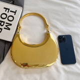 Mini Metallic Top Shoulder Handle Bag