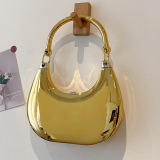 Mini Metallic Top Shoulder Handle Bag