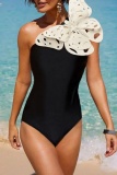 3D Cutout Butterfly Decor Backless Sleeveless One Piece Swimsuit Vacation Beach Swimwears