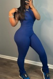 Casual Sleeveless O Neck Skinny Jumpsuits One Piece Bodysuit